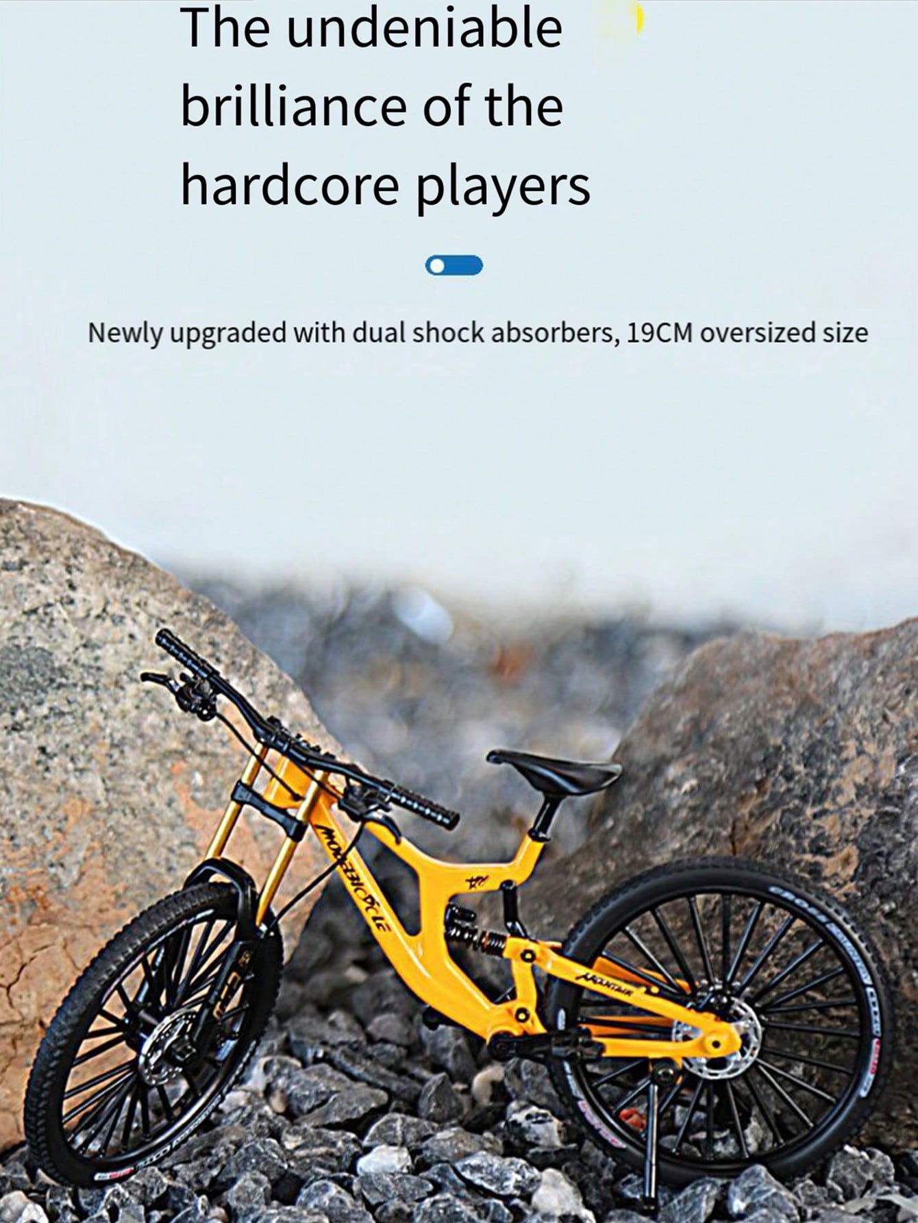 Mountain Biking Game - 업그레이드된 듀얼 쇼크 업소버 알로이 다운힐