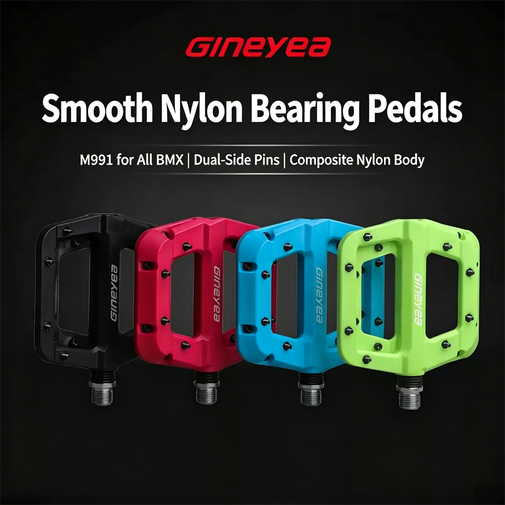 Pedal Platform Flat - M991 나일론 자전거 페달, 밀폐형 볼