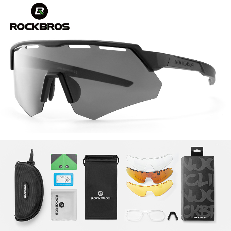 Mountain Biking Sunglasses - ROCKBROS-편광 자전거 안경 남녀 공용, 4