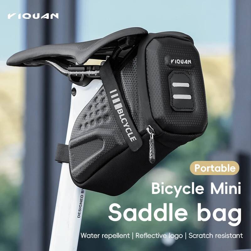 Mountain Biking Fanny Pack - ESLNF 하드쉘 자전거 안장 방수 야외