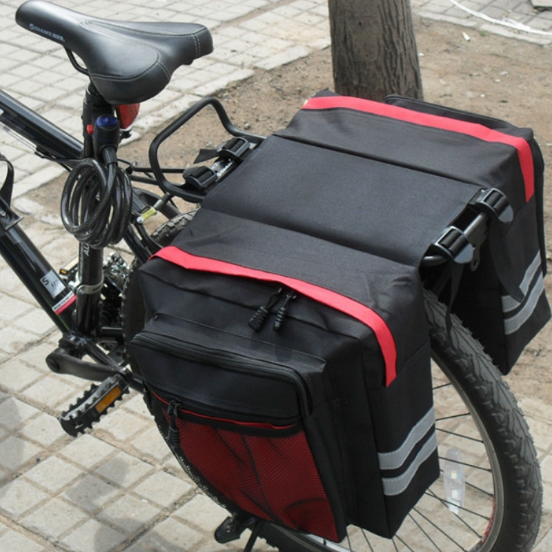 Mountain Biking Fanny Pack - 사이클링 양면 후면 랙 자전거 투인원