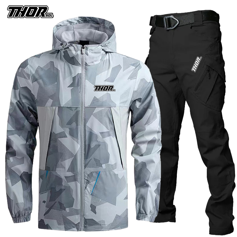 THORSOL 남자 사이클링 저지 세트 가을 산악 자전 - Mountain Biking Trousers 리뷰 및 가격