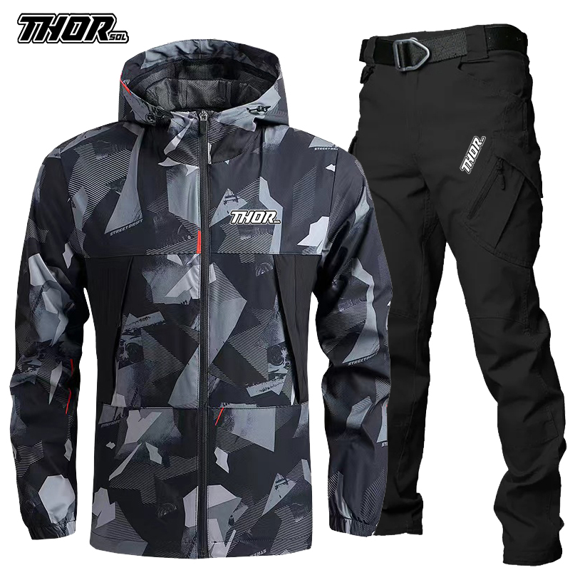 THORSOL 남자 사이클링 저지 세트 가을 산악 자전 - Mountain Biking Trousers 리뷰 및 가격