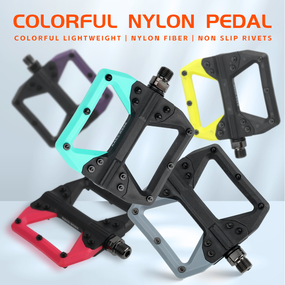 RACEOWKR 자전거 페달 MTB 나일론 플랫폼 발판 - Pedal Platform Flat 리뷰 및 가격