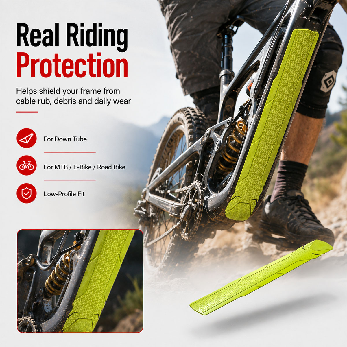 PINMOAP 1PC 자전거 프레임 보호 Mtb 도로  - Chainstay Protector Wrap 리뷰 및 가격