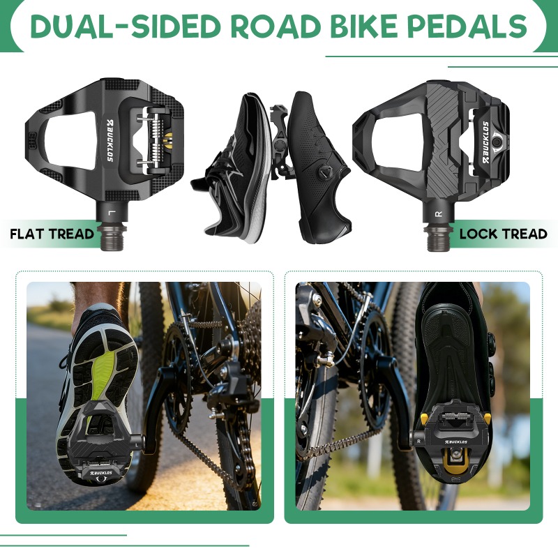 BUCKLOS PD-R685 로드 바이크 페달 카본 파 - Pedal Platform Flat 리뷰 및 가격
