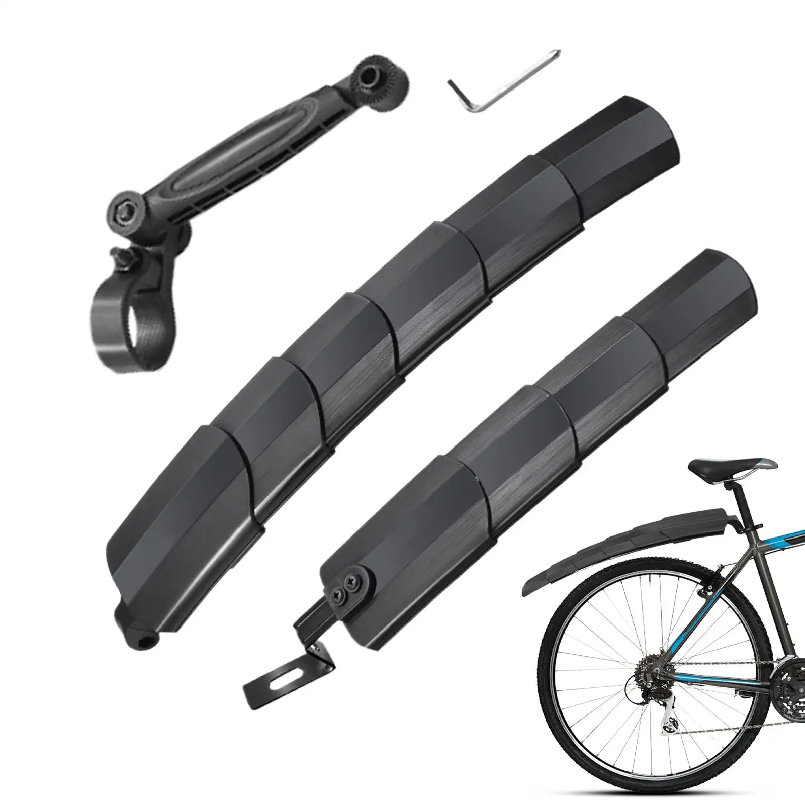 자전거 머드 가드 텔레스코픽 자전거 앞뒤 펜더 여행용  - Mountain Biking Trails 리뷰 및 가격