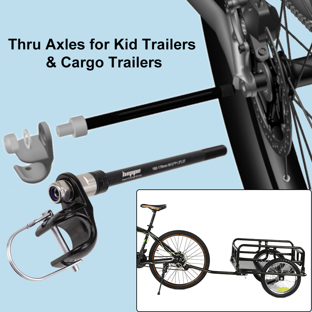 HEPPE 자전거 트레일러 스루 액슬 카고 트레일러 키 - Mountain Biking Kids 리뷰 및 가격