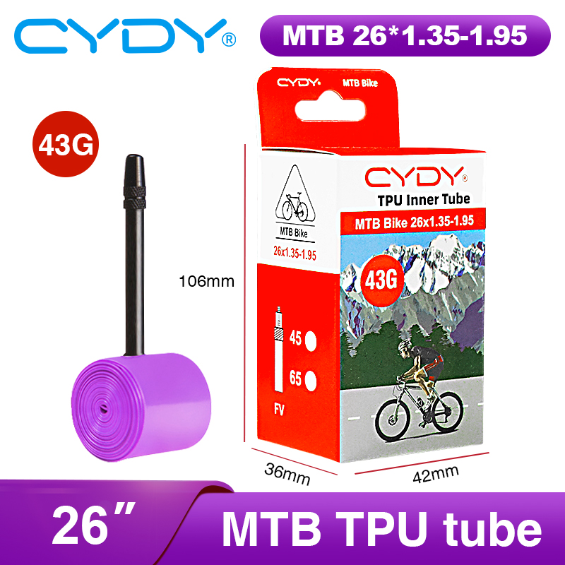 43g CYDY TPU 튜브 MTB 26 27.5 자전 - Mountain Biking Youtube 리뷰 및 가격
