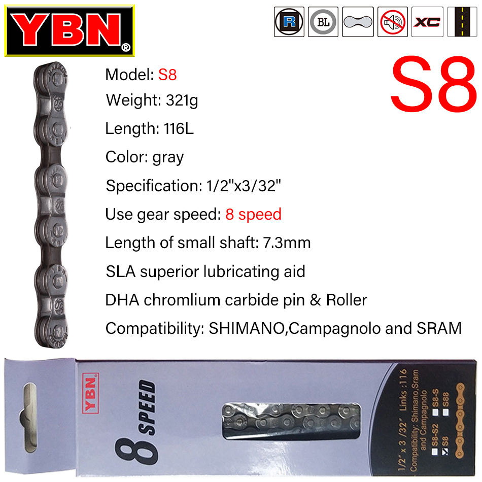 YBN MTB 로드 바이크 자전거 체인, 시마노 SRA - Cassette 11 Speed 리뷰 및 가격