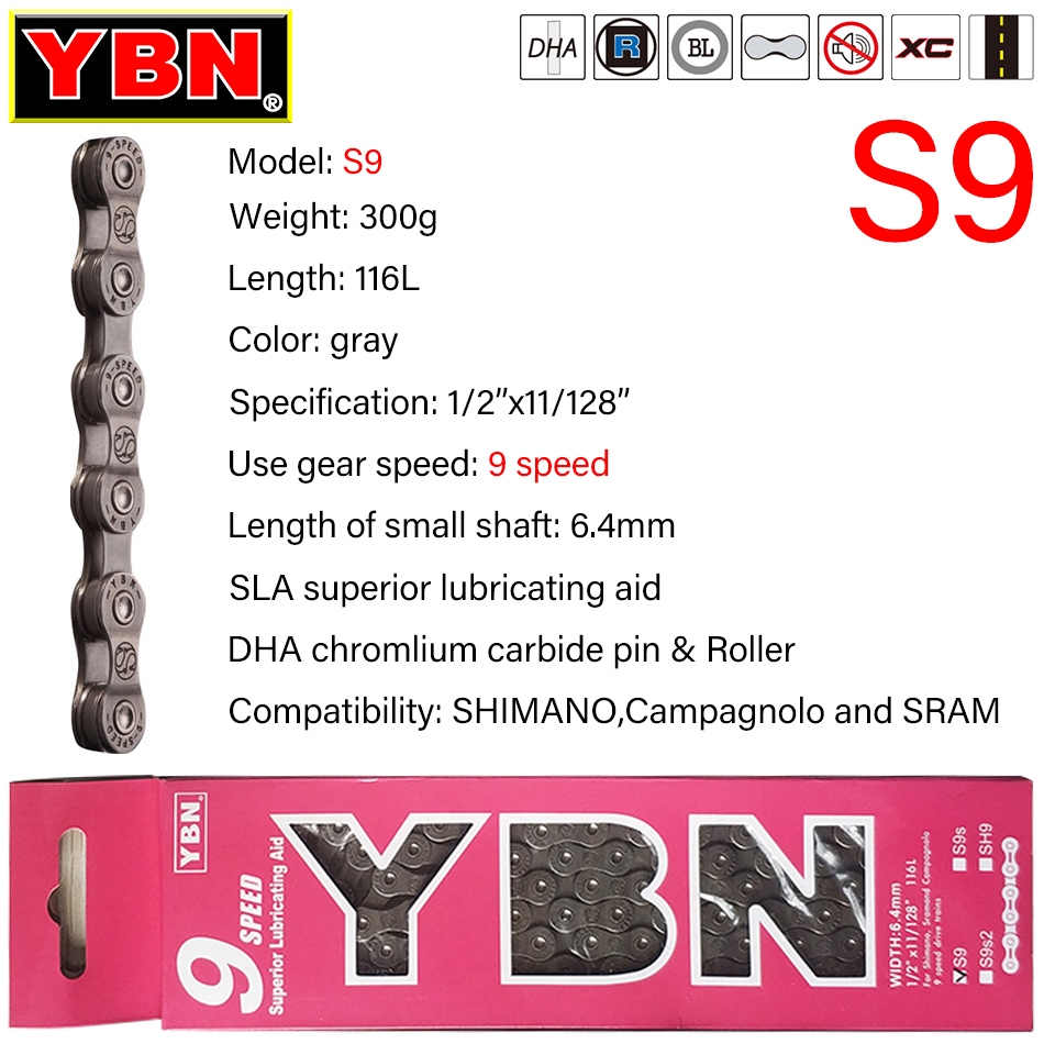 YBN MTB 로드 바이크 자전거 체인, 시마노 SRA - Cassette 11 Speed 리뷰 및 가격
