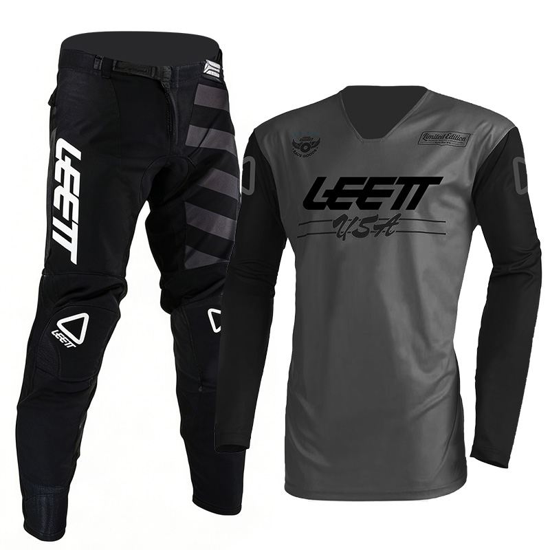 모토크로스 기어 세트 그레이 이름 번호 맞춤형 레이싱  - Mountain Biking Trousers 리뷰 및 가격