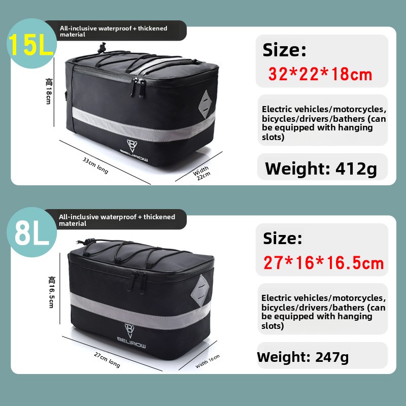 8L/15L 자전거 백 캠벨 백 산악 자전거 리어 백, - Mountain Biking Fanny Pack 리뷰 및 가격