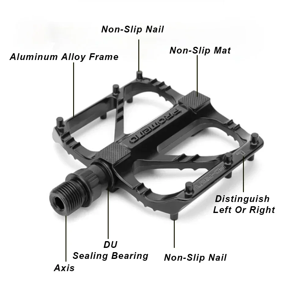 프로멘드 R27 산악 자전거 페달, CNC 알루미늄 합 - Pedal Platform Flat 리뷰 및 가격